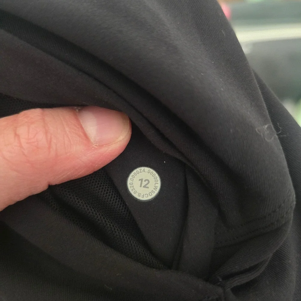 Lululemon Black Keep Moving‎ Pant 7/8 High-Rise Size 12 Activewear